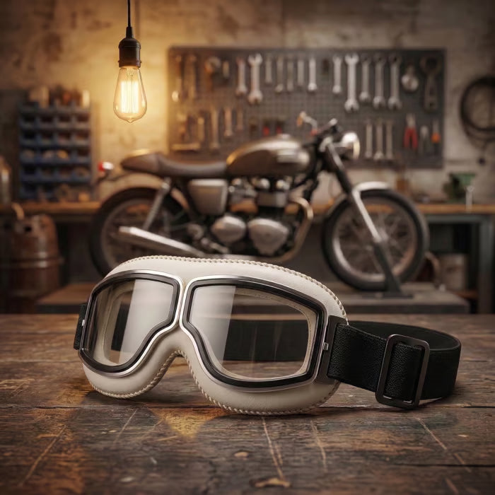 🔥 OTG Vintage Motorcycle Goggles (Fits Over Glasses)